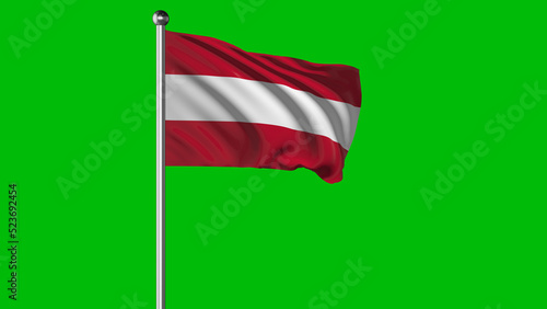 Austria National Flag Flying 4K 