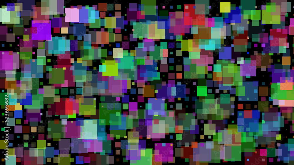 Fototapeta premium cube, square colorful backgraund for wallpaper, fabric