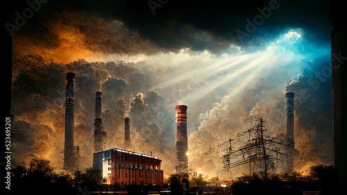 Save power for industrial background © T-REX