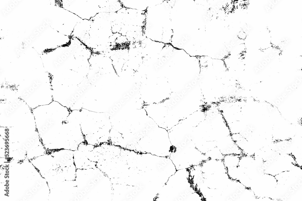 Abstract overlay white background. Grunge distressed dust particle white and black
