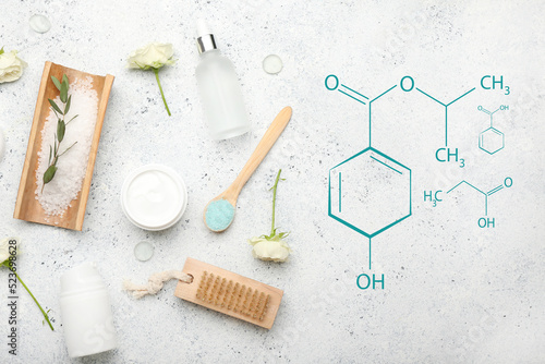 Different natural cosmetic ...