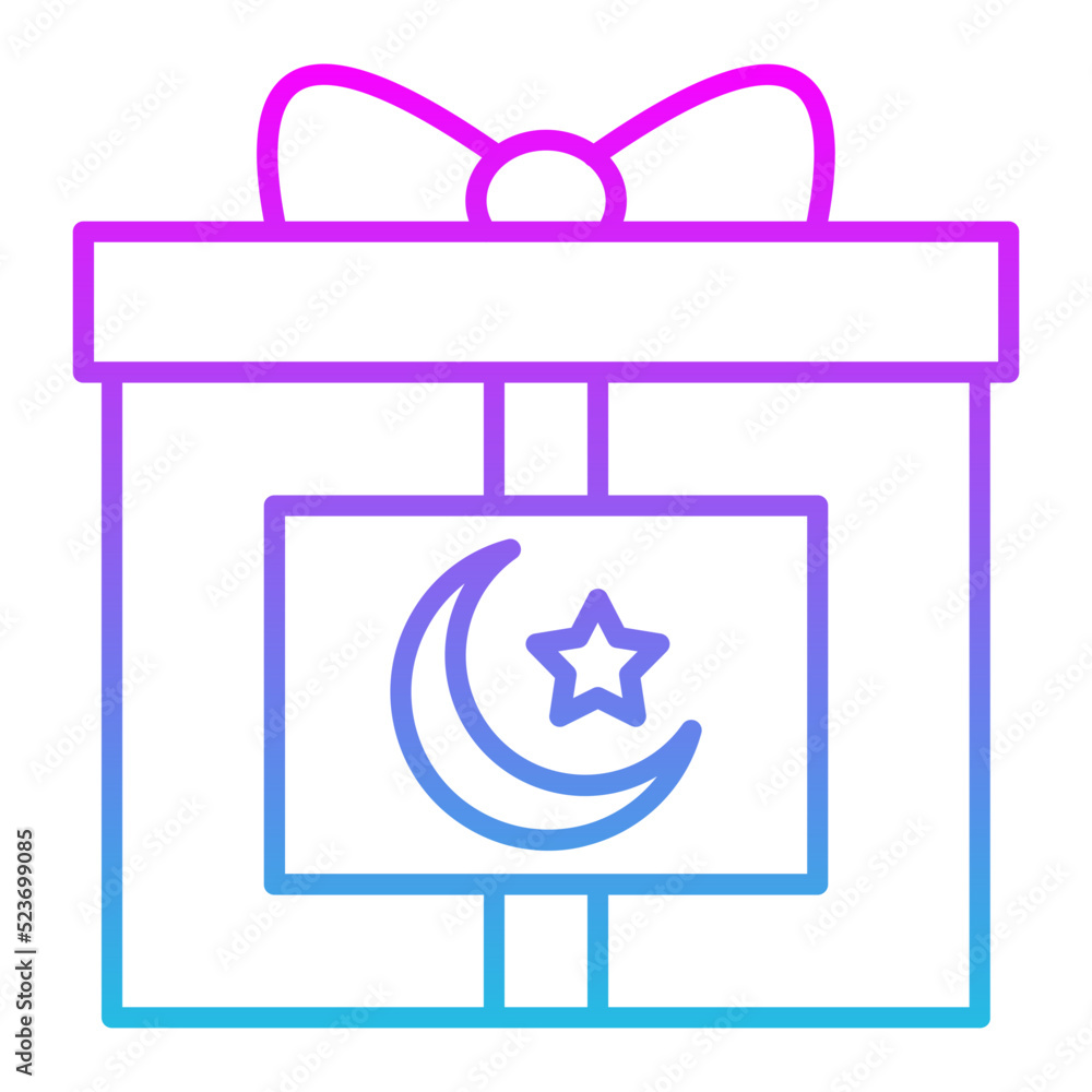 Gift Line Gradient Icon Gift Line Gradient Icon