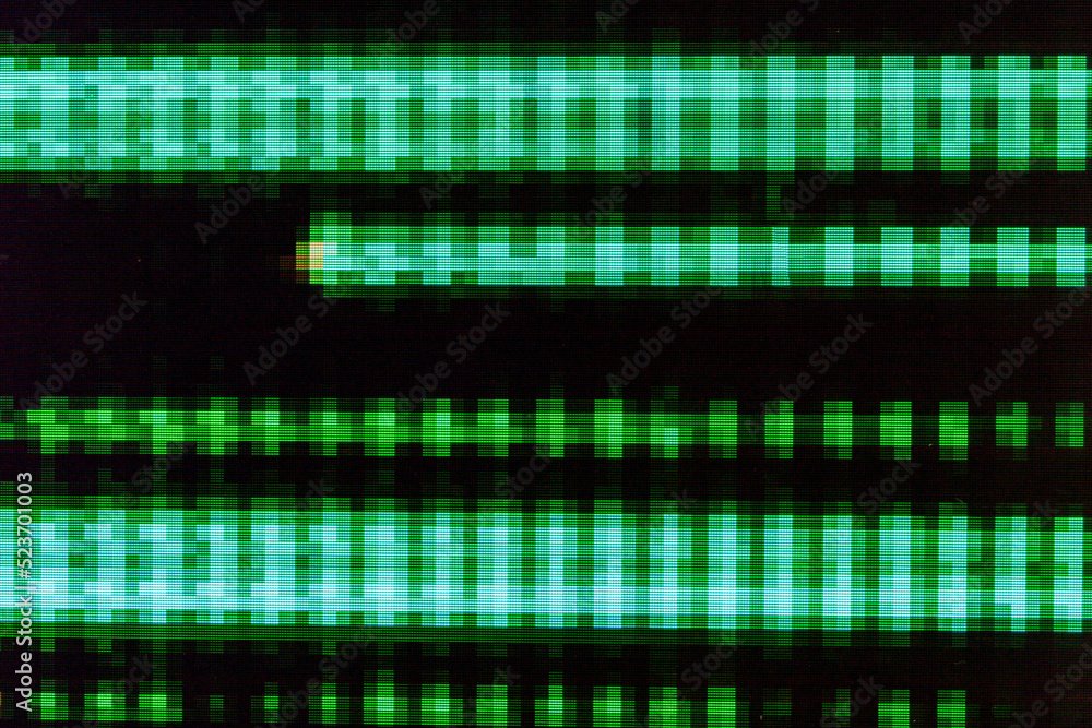 abstract macro photo of the texture pixels of the display screen