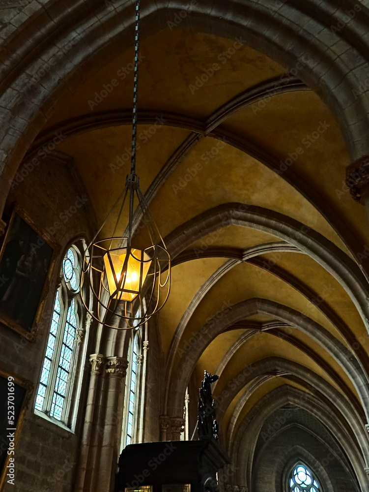 Dijon, August 2022 - Visit the beautiful city of Dijon through its various religious monuments	