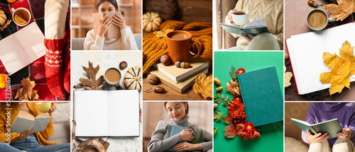 Autumn collection of young ...