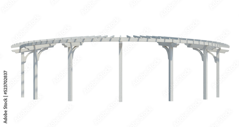 3d Render Building Structure On White 3d Render Building Structure On White