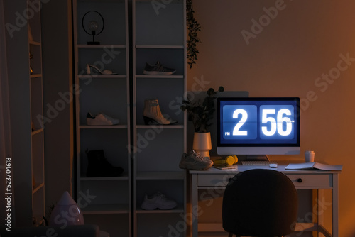 Shelf units with different ...