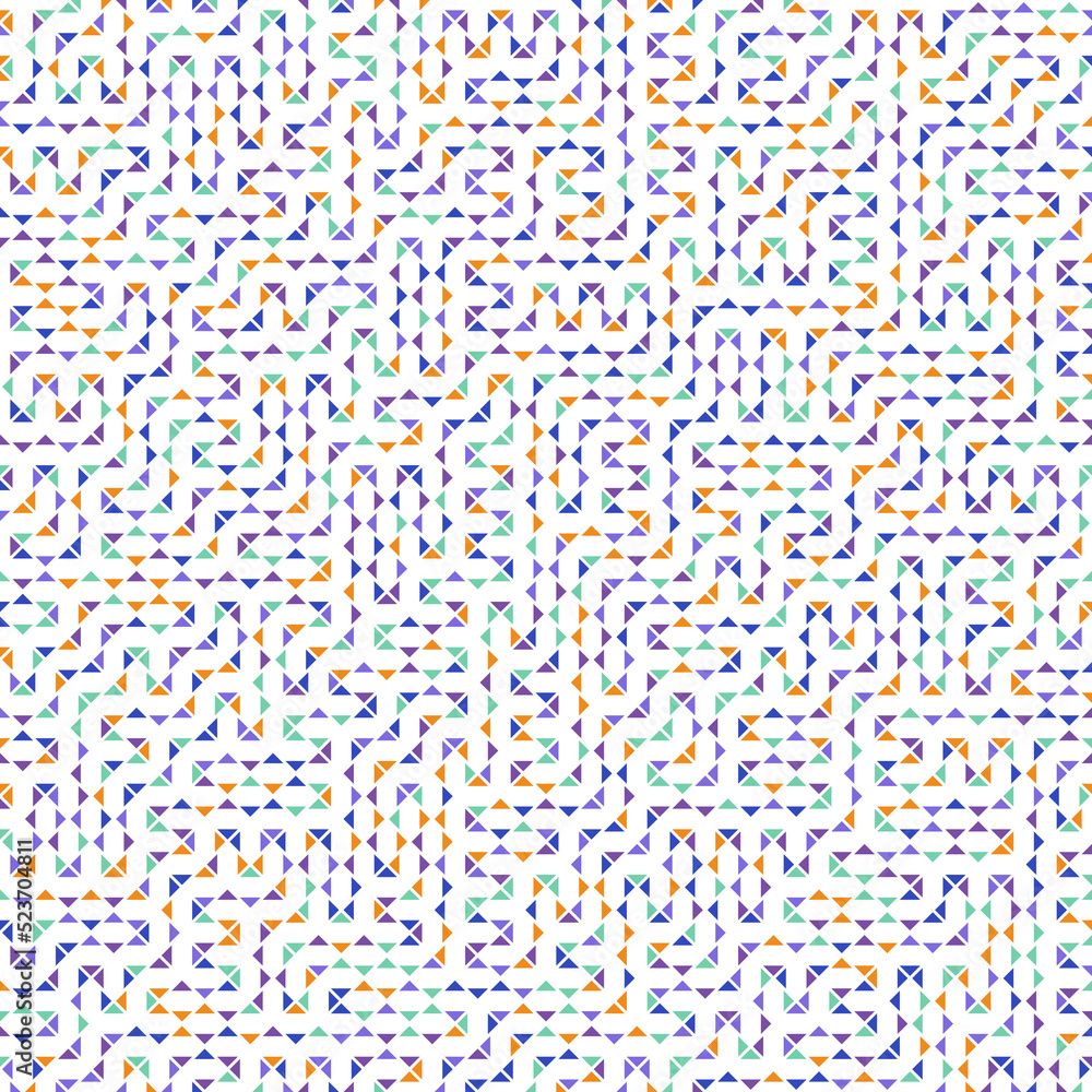 Color Rhombus tile tessellation pattern illustration Color Rhombus tile tessellation pattern illustration