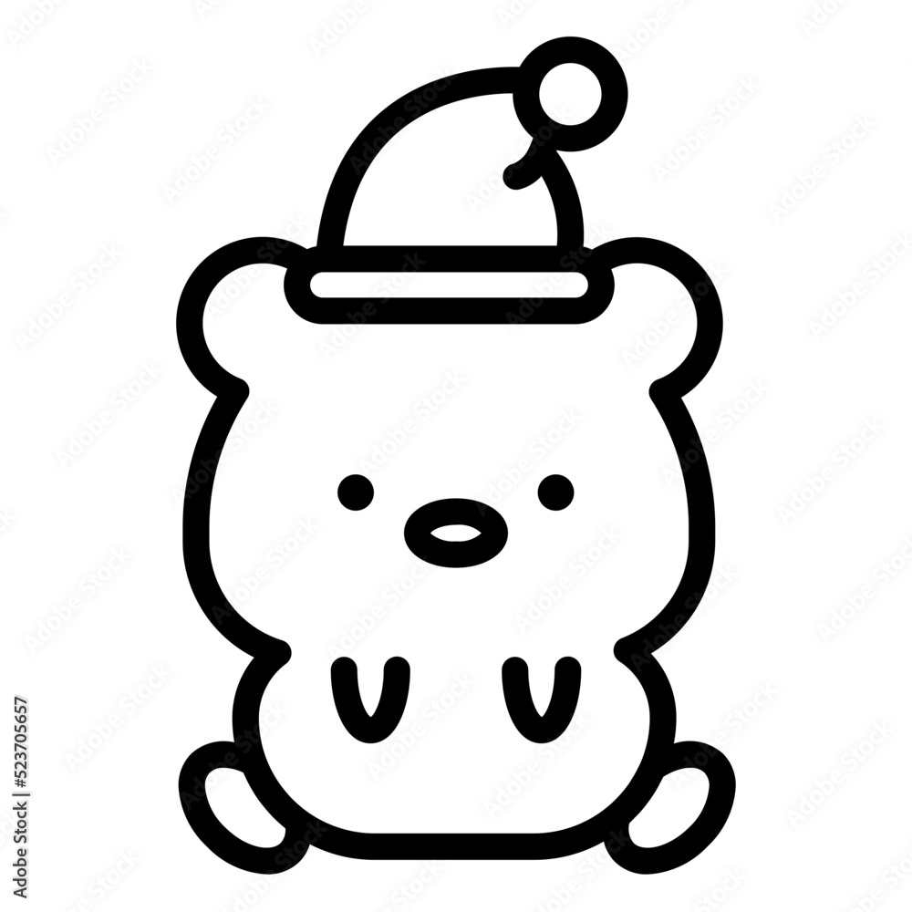 Obraz premium bear cartoon icon 