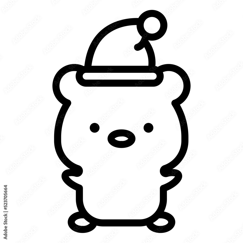 Obraz premium bear cartoon icon 