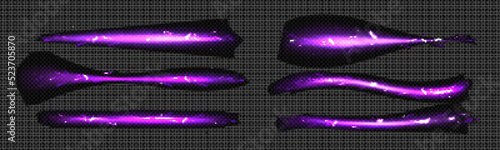 Fotografie, Obraz Purple fire lines with light sparks, cracker trail effect