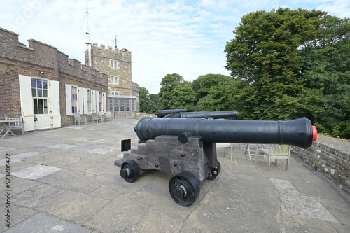 Cannon on the ramparts of an English Artillery Fortress. 