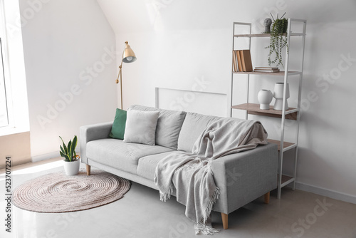 Interior of light living ro...