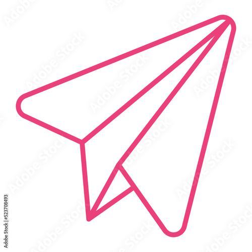 Telegram Multicolor Line Icon