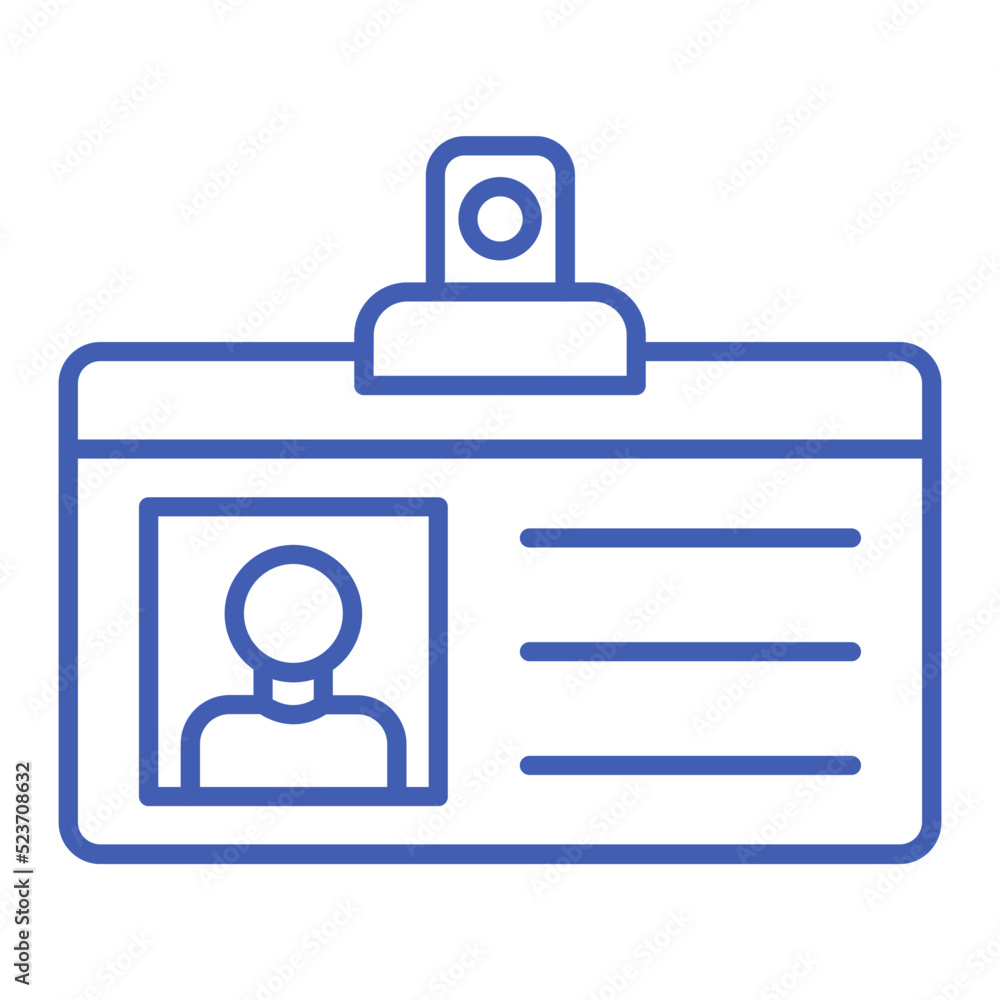 Student Card Multicolor Line Icon Student Card Multicolor Line Icon