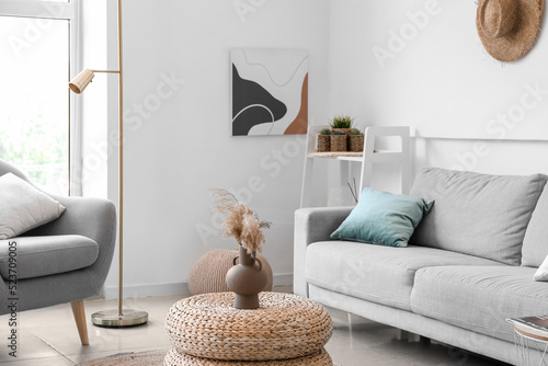 Interior of cozy living roo...