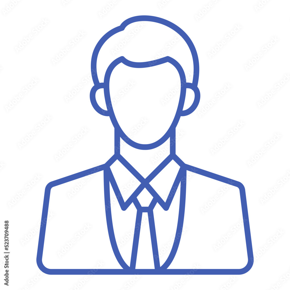 Manager Multicolor Line Icon Manager Multicolor Line Icon