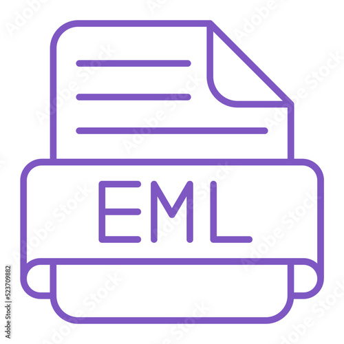 Eml Multicolor Line Icon
