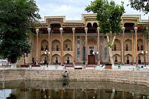 Bolo Haouz mosque was built in 1712. Bukhara. Uzbekistan.