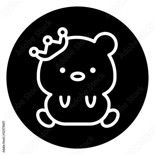 bear cartoon icon 