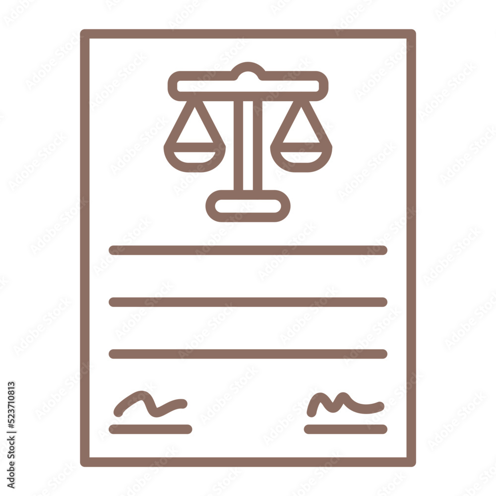 Agreement Multicolor Line Icon Agreement Multicolor Line Icon