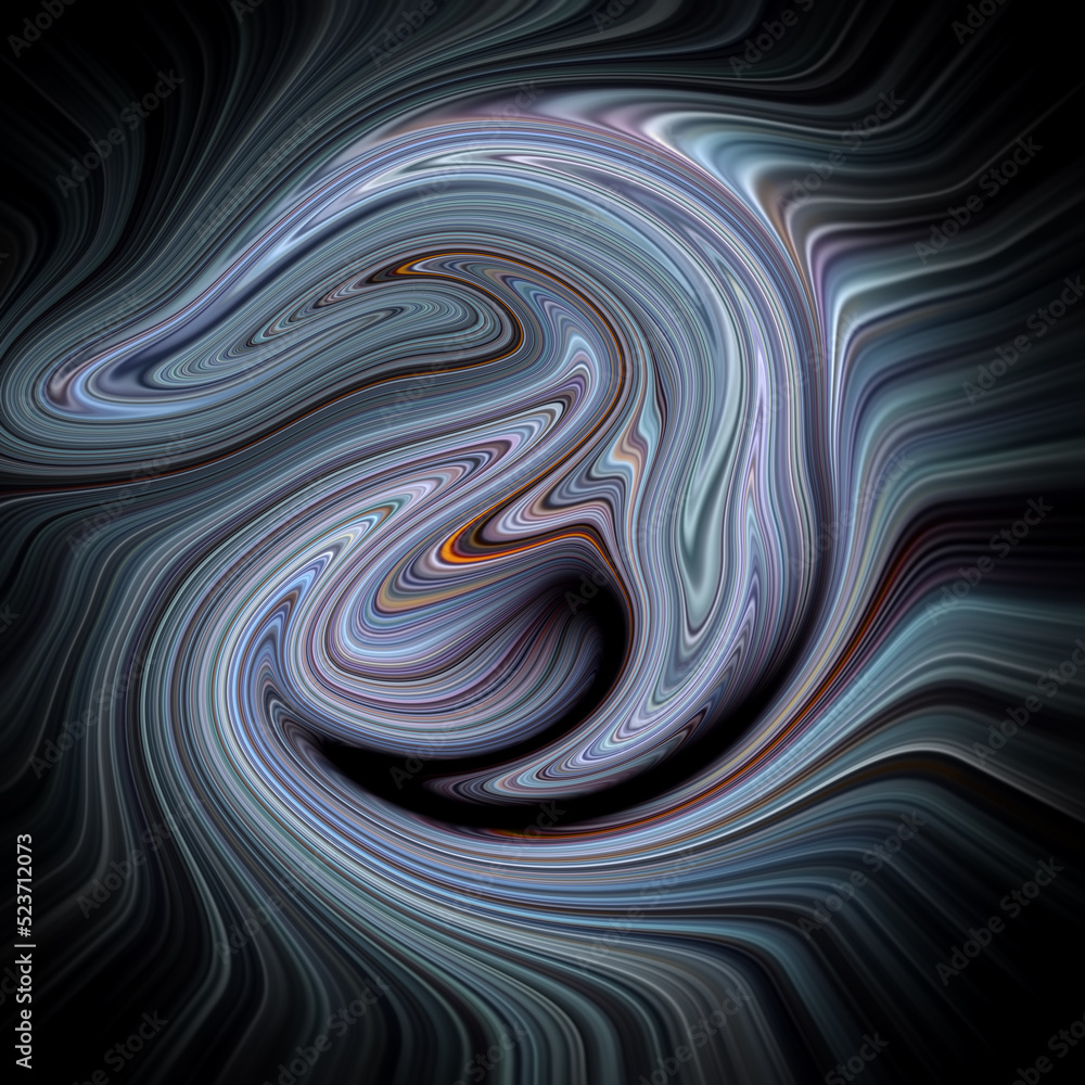 Psychedelic abstract texture composed of flowing stripes Psychedelic abstract texture composed of flowing stripes