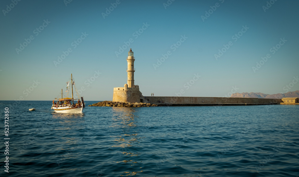 Chania Harbour, Crete Island