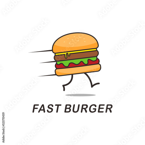 fast burger logo