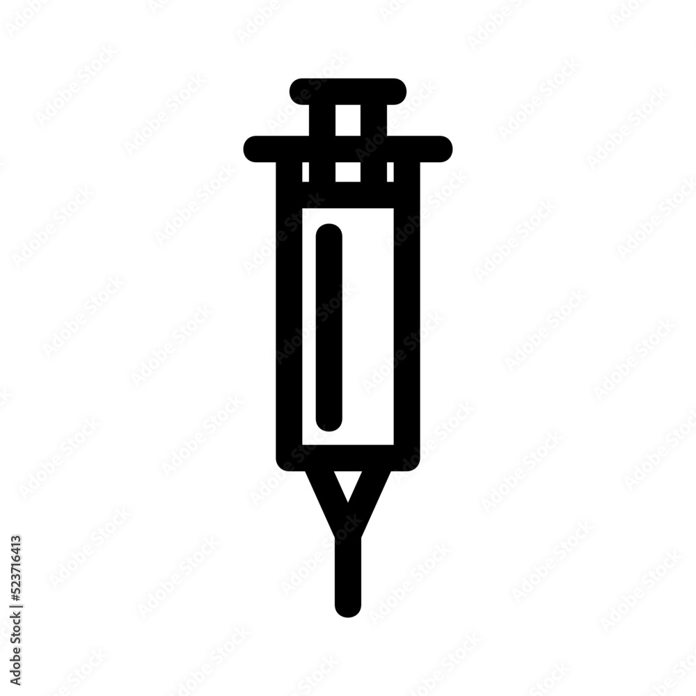 injection icon or logo isolated sign symbol vector illustration - high quality black style vector icons
