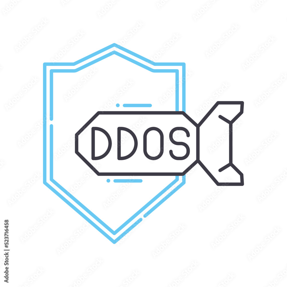 dogs line icon, outline symbol, vector illustration, concept sign dogs line icon, outline symbol, vector illustration, concept sign