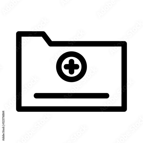 Wallpaper Mural medical file icon or logo isolated sign symbol vector illustration - high quality black style vector icons
 Torontodigital.ca