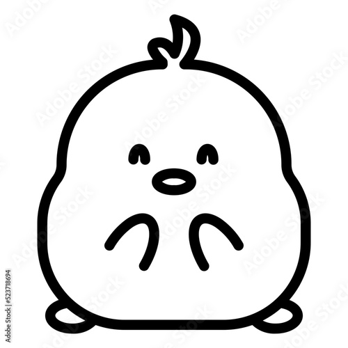 chick cartoon icon