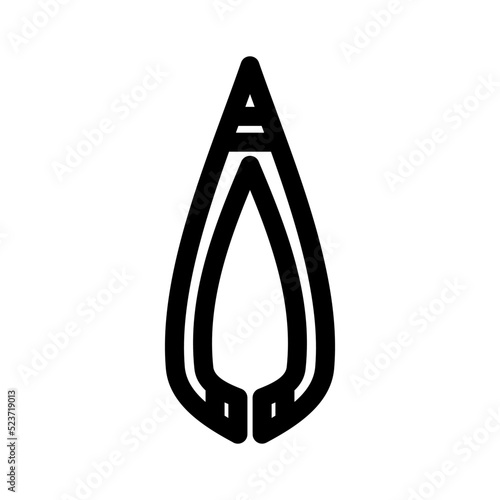 tweezers icon or logo isolated sign symbol vector illustration - high quality black style vector icons 