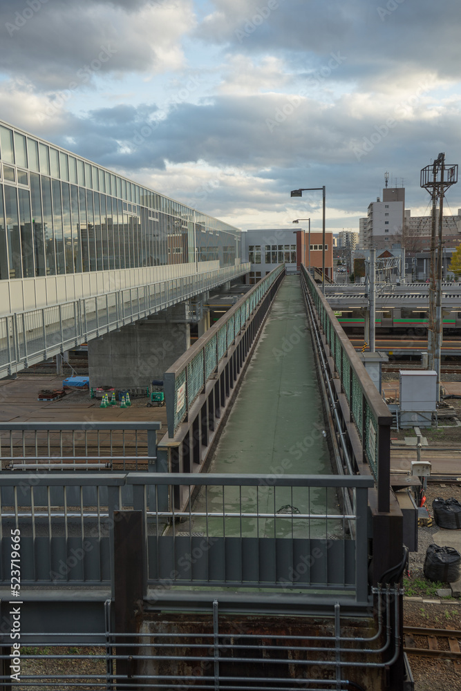 駅の風景