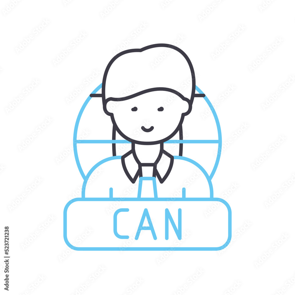 abilities line icon, outline symbol, vector illustration, concept sign abilities line icon, outline symbol, vector illustration, concept sign