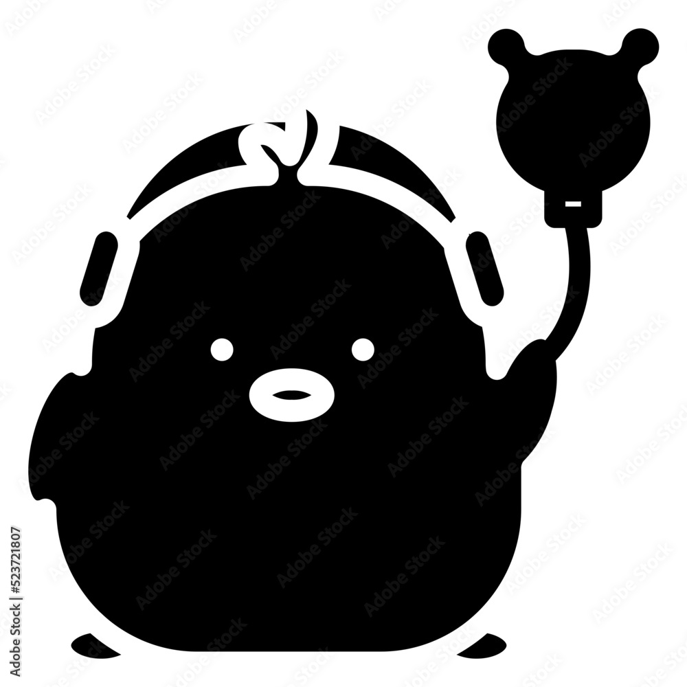Fototapeta premium chick cartoon icon
