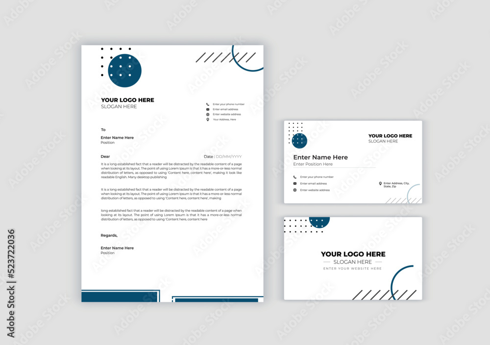 Brand Identity Design For Your Company - Ready to Print Vector EPS file(Latter Head and Business Card) Brand Identity Design For Your Company - Ready to Print Vector EPS file(Latter Head and Business Card)
