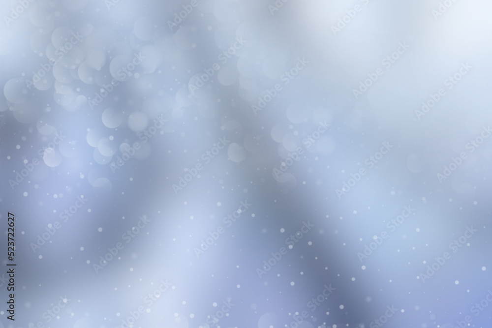 Blurred blue winter background with bokeh Blurred blue winter background with bokeh
