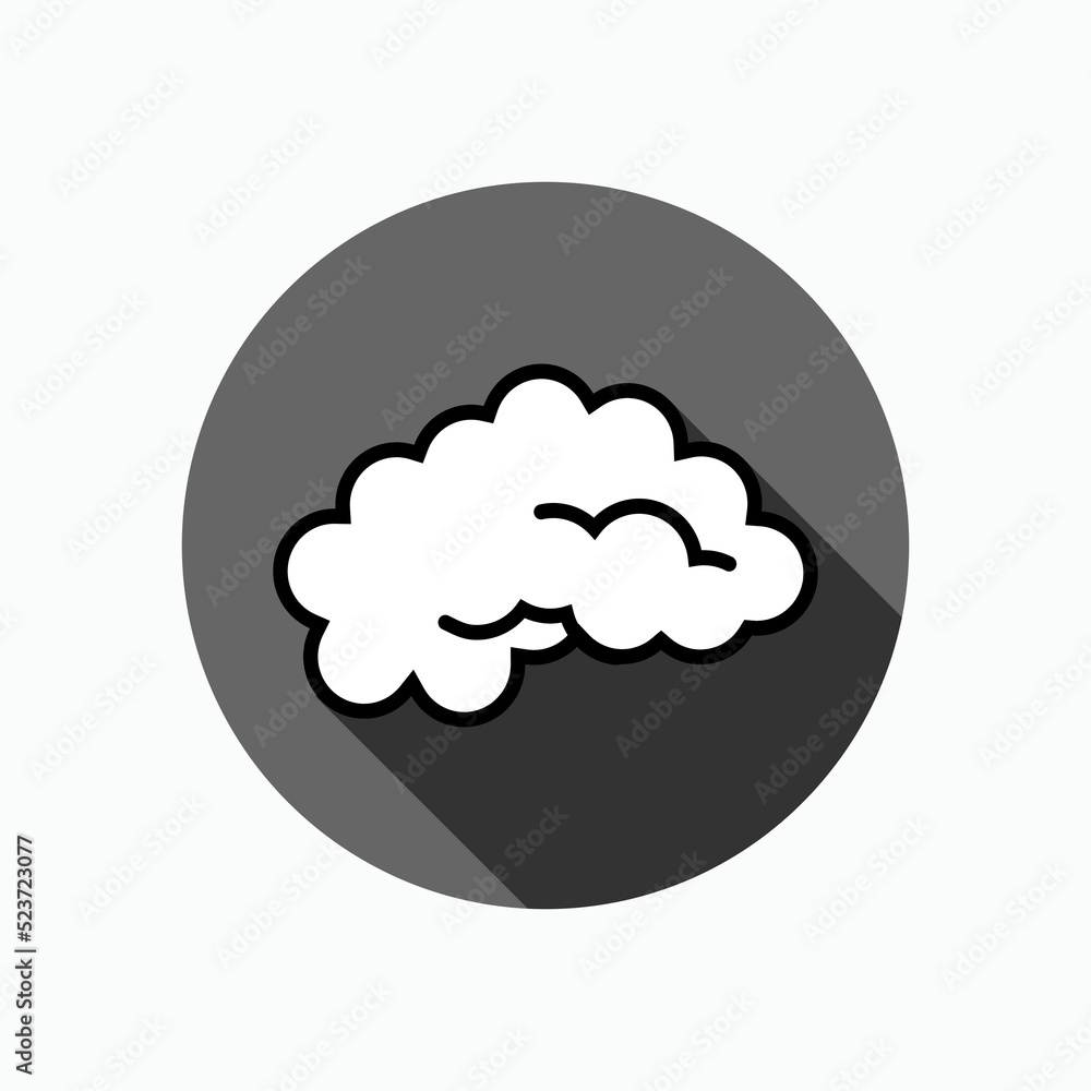 Brain Icon. Intelligence Symbol - Vector. Brain Icon. Intelligence Symbol - Vector.