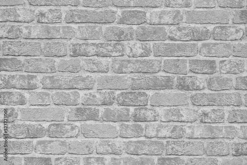 White background from brick wall texture.