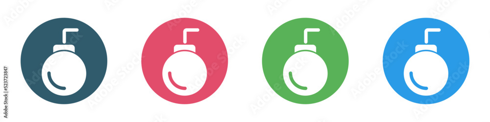 Bomb icon set. Bombshell. Vector. Bomb icon set. Bombshell. Vector.