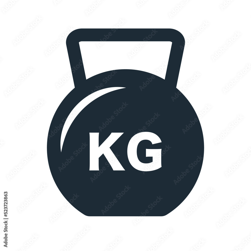 Kilogram weight icon. Kettlebell. Weight Training. Vector. Kilogram weight icon. Kettlebell. Weight Training. Vector.