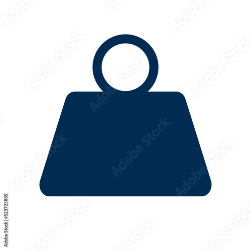 Weight silhouette icon. Heavy icon. Vector. photo