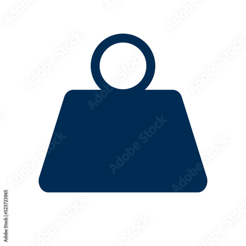 Weight silhouette icon. Heavy icon. Vector.