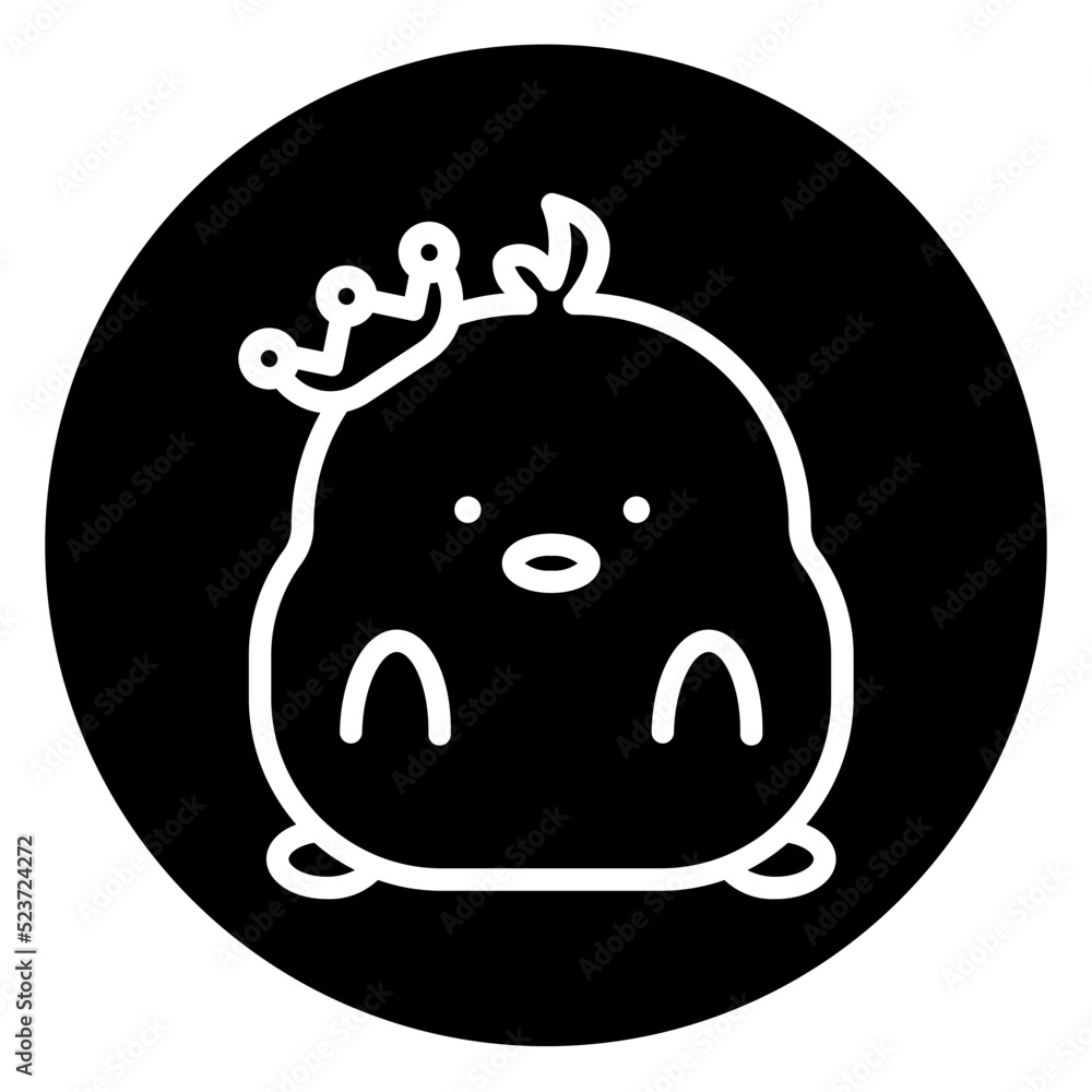 chick cartoon icon chick cartoon icon