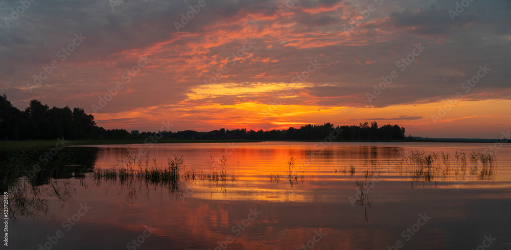Naklejka premium Braslav lakes