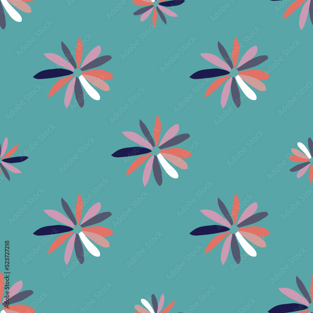 Obraz premium Flower Seamless Pattern