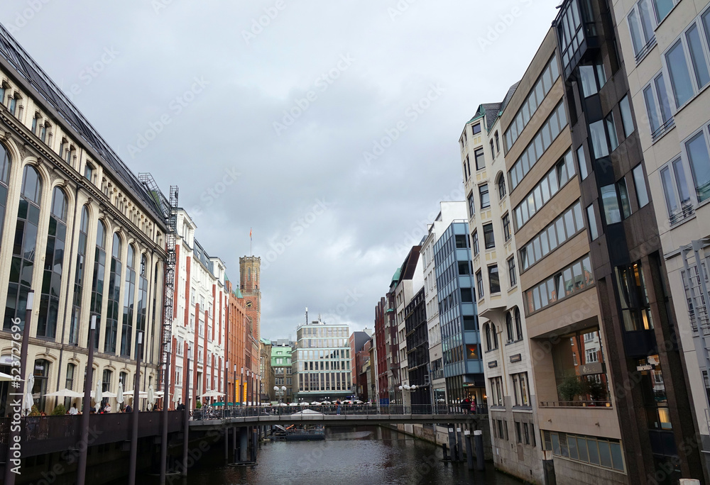 Naklejka premium Bleichenfleet in Hamburg