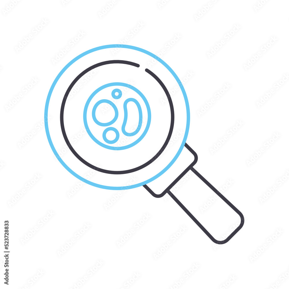 blood analysis report line icon, outline symbol, vector illustration, concept sign blood analysis report line icon, outline symbol, vector illustration, concept sign