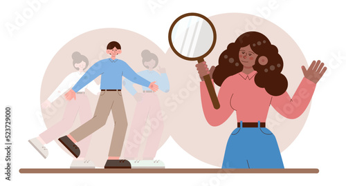 Human resources concept. Idea of recruitment and job management.